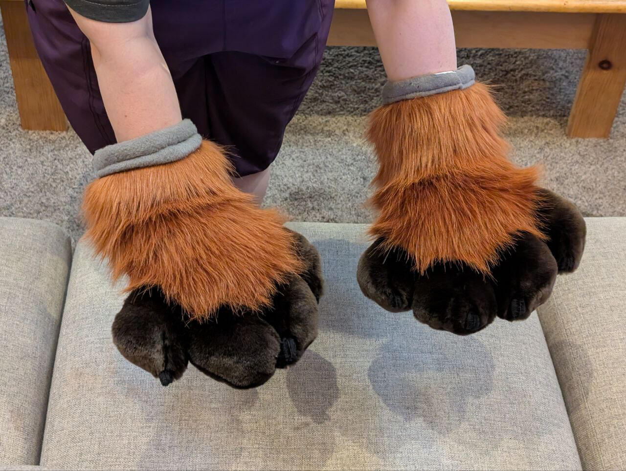 Brown and Amber Paws