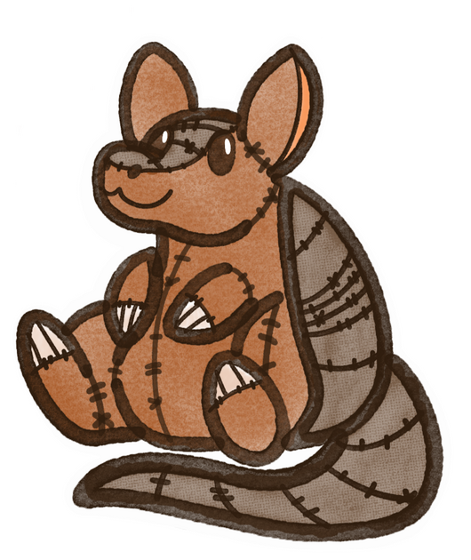 Plushie armadillo Plushie armadillo