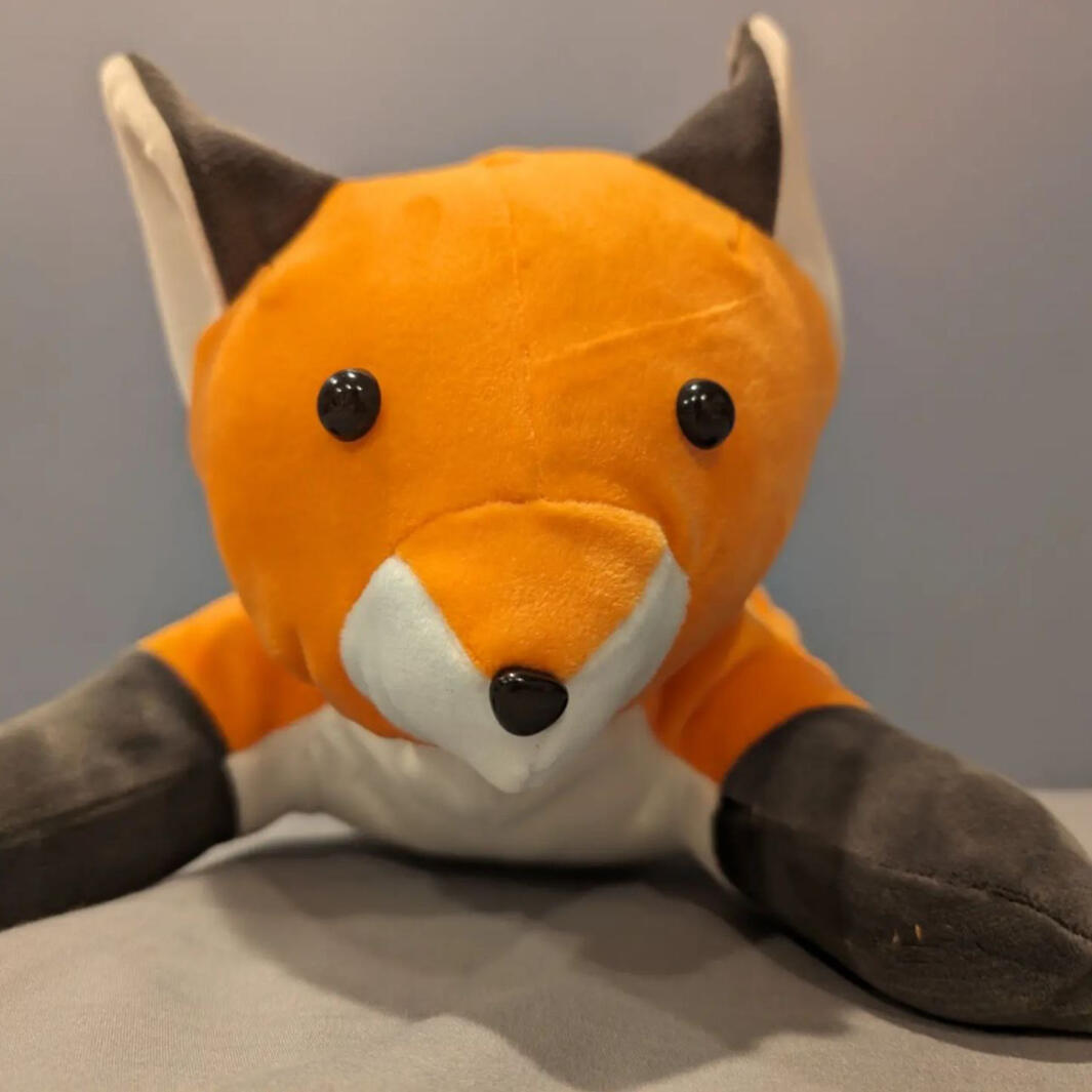 Plush baby fox Plush baby fox