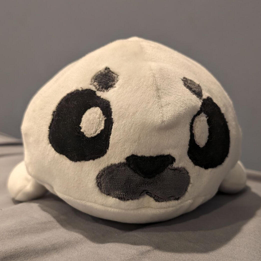 Plush baby seal